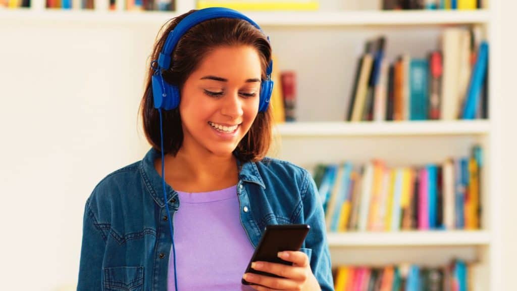 A happy podcast listener